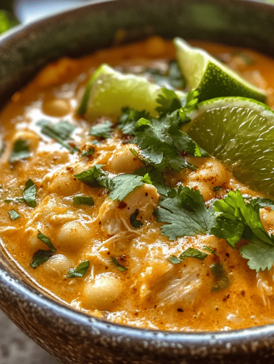 If you're seeking a cozy and satisfying meal that warms both the heart and the stomach, look no further than Creamy White Chicken Chili Delight. This dish is not just a typical chili; it redefines the classic recipe with a rich, creamy texture that complements tender chicken and hearty white beans. Perfect for chilly evenings or casual gatherings, this chili has gained popularity for its comforting nature and delightful flavor profile.