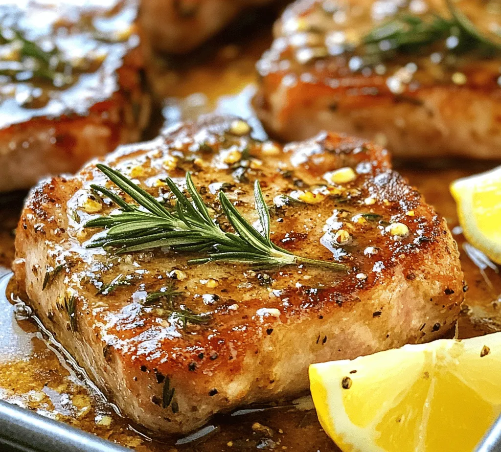 Searing is a crucial step in preparing Rosemary Garlic Butter Pork Chops that can elevate your dish from good to gourmet. The process involves cooking the pork chops at a high temperature to create a golden-brown crust, which not only enhances flavor but also adds a visually appealing texture to your plate.