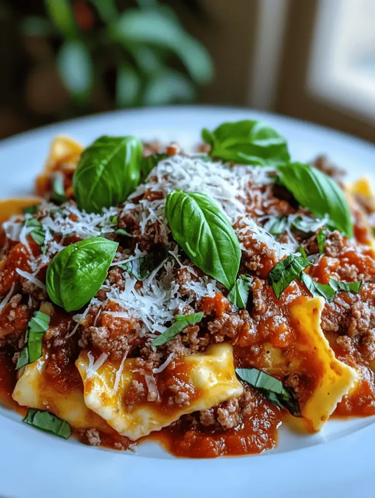 In the realm of Italian cuisine, few dishes evoke the same sense of comfort and satisfaction as homemade tortellini. This Savory Beef & Parmesan Tortellini Delight combines the rich flavors of ground beef and creamy ricotta, all enveloped in a tender, homemade pasta shell. With a delightful marinara sauce to tie everything together, this dish is sure to impress family and friends alike. As the aroma of simmering beef and fragrant herbs fills your kitchen, you’ll understand why tortellini has become a cherished staple in Italian households and beyond.