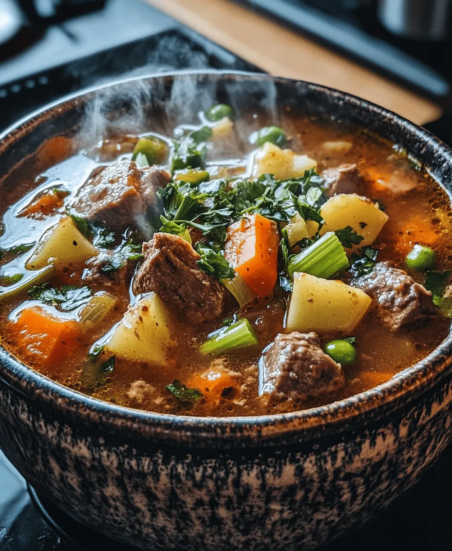 When the weather turns chilly, or life's stresses seem overwhelming, nothing provides solace quite like a warm bowl of Hearty Homemade Vegetable Beef Soup. This timeless dish is more than just a meal; it’s a comforting embrace that brings back memories of family gatherings and home-cooked meals. Packed with tender beef, a medley of fresh vegetables, and aromatic herbs, this soup is a culinary masterpiece that satisfies both the palate and the soul.