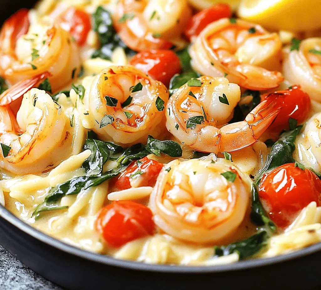 Shrimp Orzo in Creamy Wine Sauce is a delightful dish that perfectly marries the tender, succulent flavors of shrimp with the comforting presence of orzo pasta. This culinary creation is not just a meal; it’s an experience that brings together the best of seafood and pasta in a rich, creamy sauce. Whether you are preparing a weeknight dinner or entertaining guests, this recipe promises to impress with its vibrant flavors and elegant presentation.