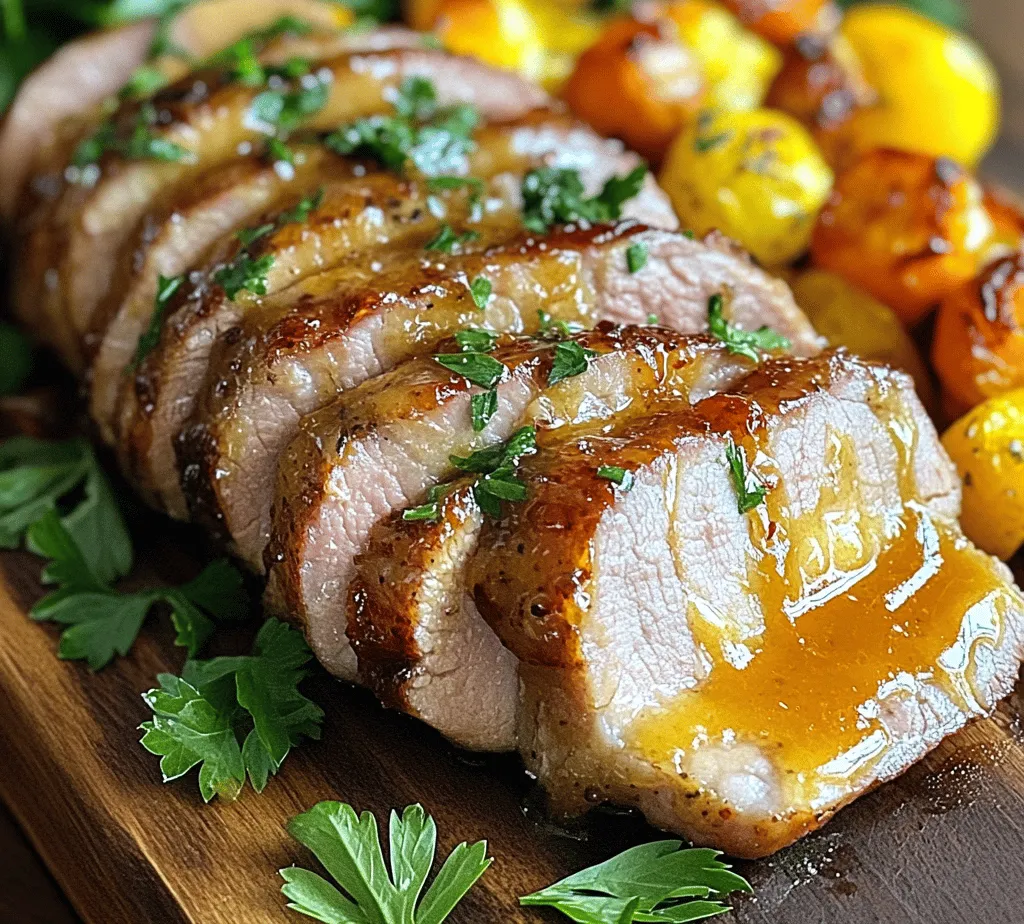 If you're looking for a dish that marries sweet and tangy flavors while offering a satisfying and healthy protein option, look no further than Maple Mustard Pork Tenderloin. This delightful recipe showcases the tender, juicy qualities of pork tenderloin, expertly complemented by a rich marinade that features the natural sweetness of maple syrup counterbalanced by the sharpness of Dijon mustard. Whether you're hosting a dinner party or simply treating yourself to a delicious home-cooked meal, this dish promises to impress with its vibrant flavors and beautiful presentation.