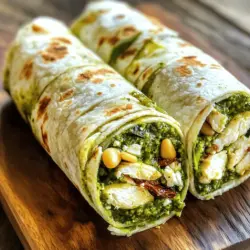 In today’s fast-paced world, finding quick and delicious meal options can feel like a challenge. With busy schedules and myriad responsibilities, many of us are on the lookout for meals that are not only easy to prepare but also nutritious and satisfying. Enter Chicken Pesto Wraps—a delightful dish that combines the savory flavors of chicken with the aromatic richness of pesto, all wrapped up in a soft tortilla. This recipe is perfect for lunch, dinner, or even as a hearty snack. In this article, we will take you through the delightful journey of creating these scrumptious wraps, providing detailed insights into the ingredients, preparation, and tips for making them your own.