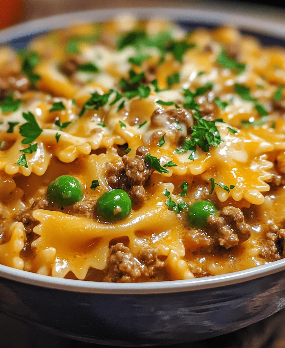 When it comes to comforting meals that the whole family will love, few dishes can rival the creamy goodness of Beef and Bowtie Pasta. This dish brings together the satisfying combination of hearty ground beef, tender bowtie pasta, and a rich, creamy sauce that envelops each bite in flavor. Perfect for busy weeknights or family gatherings, this recipe is not only easy to prepare but also guarantees to please even the pickiest eaters at the table.