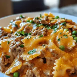 When it comes to comforting meals that the whole family will love, few dishes can rival the creamy goodness of Beef and Bowtie Pasta. This dish brings together the satisfying combination of hearty ground beef, tender bowtie pasta, and a rich, creamy sauce that envelops each bite in flavor. Perfect for busy weeknights or family gatherings, this recipe is not only easy to prepare but also guarantees to please even the pickiest eaters at the table.