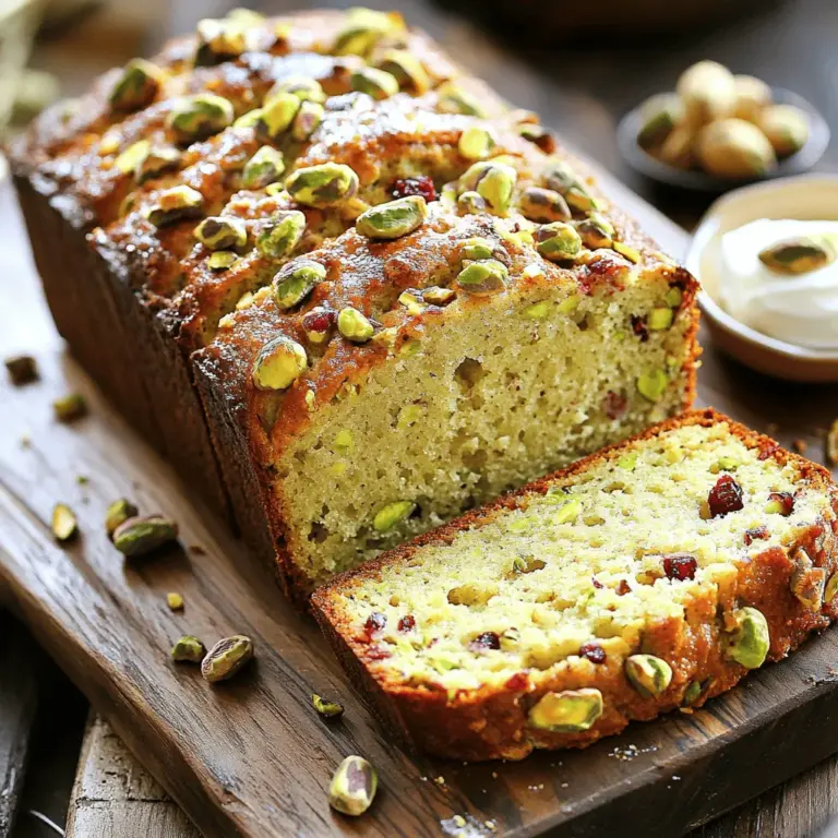 To create the best Pistachio Paradise Nut Bread, it's essential to understand the role of each ingredient in the recipe. Every component contributes to the bread's flavor, texture, and overall success.