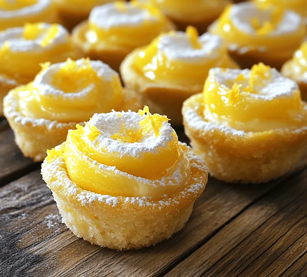 Lemon desserts have long captivated sweet lovers with their bright, zesty flavors and refreshing qualities. Whether it's a classic lemon meringue pie or a rich lemon cheesecake, the tangy essence of lemon creates an irresistible allure that can transport you to sun-drenched summer days. Among the myriad of lemon-infused treats, the Zesty Lemon Bar Cookie Cups stand out as a delightful twist on traditional lemon bars, merging the best of both worlds—the chewy richness of a cookie and the tangy brightness of lemon bars.