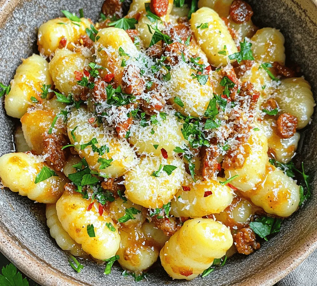 If you're on the hunt for a comforting yet sophisticated dish that can grace your dinner table on any occasion, look no further than creamy chorizo gnocchi. This delightful fusion marries tender potato gnocchi with the rich, spicy flavors of chorizo, all enveloped in a luxurious cream sauce. Whether you're preparing a quick weeknight dinner, hosting a casual gathering with friends, or planning a romantic date night, this dish is sure to impress.