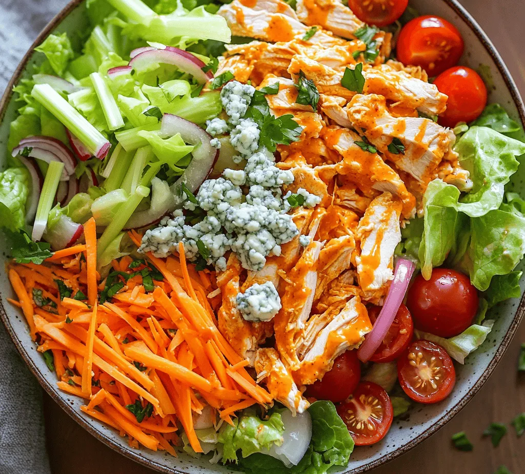 Buffalo chicken salad has surged in popularity, becoming a beloved dish for its bold flavors and nutritious profile. Originating from the classic Buffalo wings that hail from Buffalo, New York, this salad transforms the spicy, tangy essence of wings into a refreshing and satisfying meal. Perfect as a hearty lunch or a light dinner, Buffalo chicken salad delivers all the flavors you crave while incorporating fresh ingredients that provide essential nutrients.