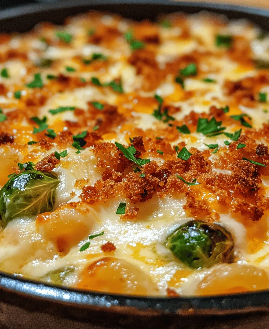 To create the perfect Mac and Cheese with Brussels Sprouts & Bacon Breadcrumbs, we need to carefully select our ingredients. Each component plays a crucial role in building the dish's delightful flavor profile and texture.