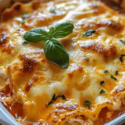 The key to any great dish lies in its ingredients, and the Cheesy Delight Chicken Lasagna is no exception. Each component plays a critical role in creating a flavorful and nutritious meal. Below, we delve into the significance of each ingredient, from the protein-packed chicken to the luscious cheeses and vibrant spinach.