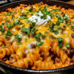 In the fast-paced world of today, busy families are always on the lookout for meals that are not only quick to prepare but also satisfying and flavorful. One-pot meals have surged in popularity due to their convenience, allowing home cooks to whip up delicious dishes with minimal clean-up. Among these crowd-pleasers, the Cheesy Taco Pasta Skillet stands out as a delightful combination of two beloved comfort foods—tacos and pasta. This dish is perfect for those hectic weeknights when you want to serve something hearty without spending hours in the kitchen.
