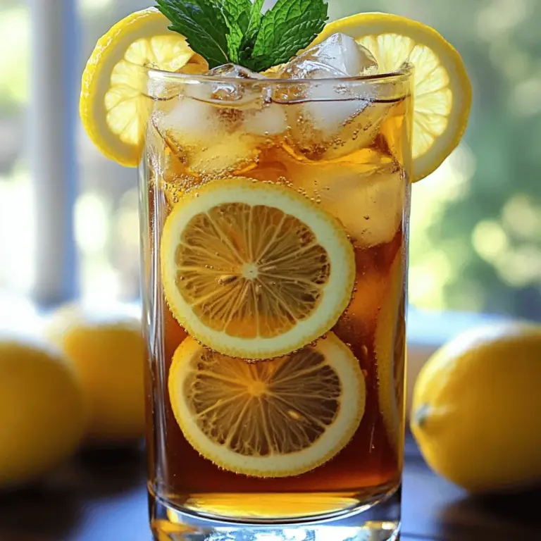 As the sun shines brightly and temperatures soar, there's nothing quite like a refreshing drink to cool you down and lift your spirits. Lemon Vanilla Iced Tea combines the robust flavor of black tea with the zesty brightness of fresh lemon and the subtle sweetness of vanilla, creating a beverage that is as delightful as it is invigorating. This unique combination not only quenches your thirst but also elevates your mood, making it the perfect remedy for those warm, sunny days.