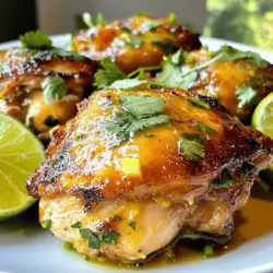 Coconut Lime Chicken is a luscious and refreshing dish that brings together the tropical flavors of coconut and lime, making it a perfect choice for any meal. This recipe showcases the succulent tenderness of chicken thighs marinated in a creamy coconut milk blend, enhanced with zesty lime and aromatic spices. The combination of these ingredients not only tantalizes the taste buds but also transforms a simple chicken dish into a culinary experience that transports you to a sun-kissed tropical paradise.