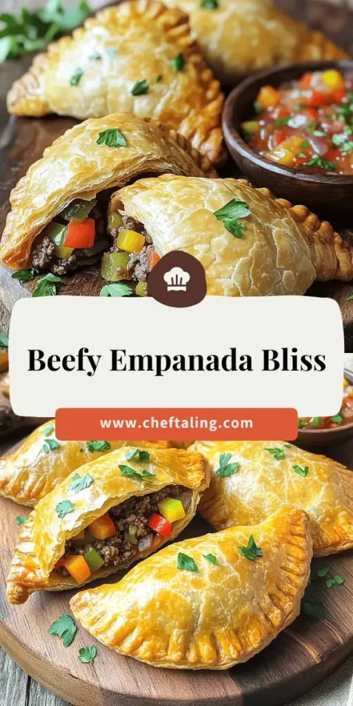 Discover the irresistible flavors of Beefy Delight Empanadas with this easy-to-follow recipe! These savory hand-held pastries, filled with seasoned ground beef, onions, and colorful bell peppers, are perfect for any occasion. Learn how to make these delicious empanadas and impress family and friends with your culinary skills. Ready to embark on a flavorful journey into Latin cuisine? Click through to explore the full recipe and get cooking!