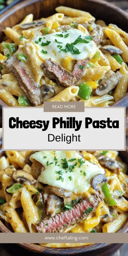 Indulge in the ultimate comfort food with Philly Cheesesteak Pasta, a savory blend that combines the rich flavors of a classic cheesesteak with creamy pasta. This easy recipe features tender ribeye steak, sautéed vegetables, and a luscious cheesy sauce that will leave you craving more. Perfect for weeknight dinners or gatherings, this dish is sure to impress. Click through to explore this delightful recipe and elevate your dining experience!