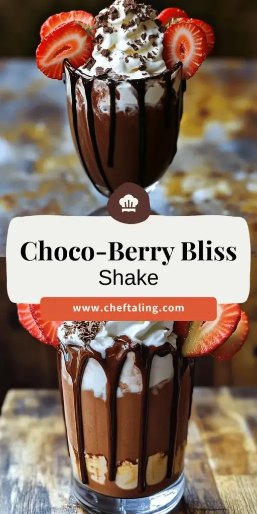 Treat yourself to the ultimate indulgence with the Choco-Berry Bliss Milkshake, a delicious blend of rich chocolate and fresh strawberries. Perfect for any occasion, this creamy delight is easy to make, requiring just a few simple ingredients you already have at home. Discover the joy of crafting this refreshing treat and impress family and friends with your delicious creation. Click through for the full recipe and make every sip a moment of bliss!