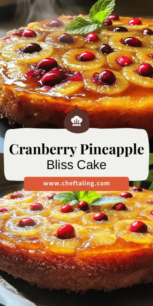 Indulge in the sweet and tart flavors of Cranberry Pineapple Upside-Down Cake Delight! This stunning dessert features fresh cranberries and juicy pineapple, creating a beautiful centerpiece for any gathering. With a moist cake infused with caramelized fruit, it's perfect for holidays or everyday celebrations. Ready to impress? Click through to discover the step-by-step recipe and bring this delicious treat to your table today!