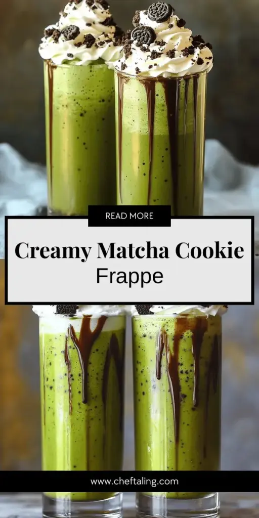 Elevate your drink game with a Cookies & Cream Matcha Frappe that's both refreshing and delicious! This easy-to-make recipe combines the earthy flavor of matcha with the sweet crunch of Oreo cookies for a unique taste sensation. Perfect for warm days or as a special treat, this frappe will impress everyone. Ready to indulge in this delightful fusion? Click through to discover the full recipe and start blending your way to deliciousness!