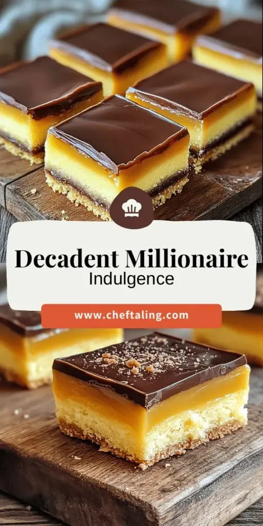 Indulge in the Luxurious Millionaire Shortbread Delight, a decadent treat that combines a buttery shortbread base, rich caramel, and smooth chocolate topping. This mouthwatering dessert is a perfect blend of textures and flavors, making it an ideal choice for special occasions or a personal reward. Dive into the recipe today and create your own masterpiece to share with loved ones. Click through to explore this delightful recipe and satisfy your sweet tooth!