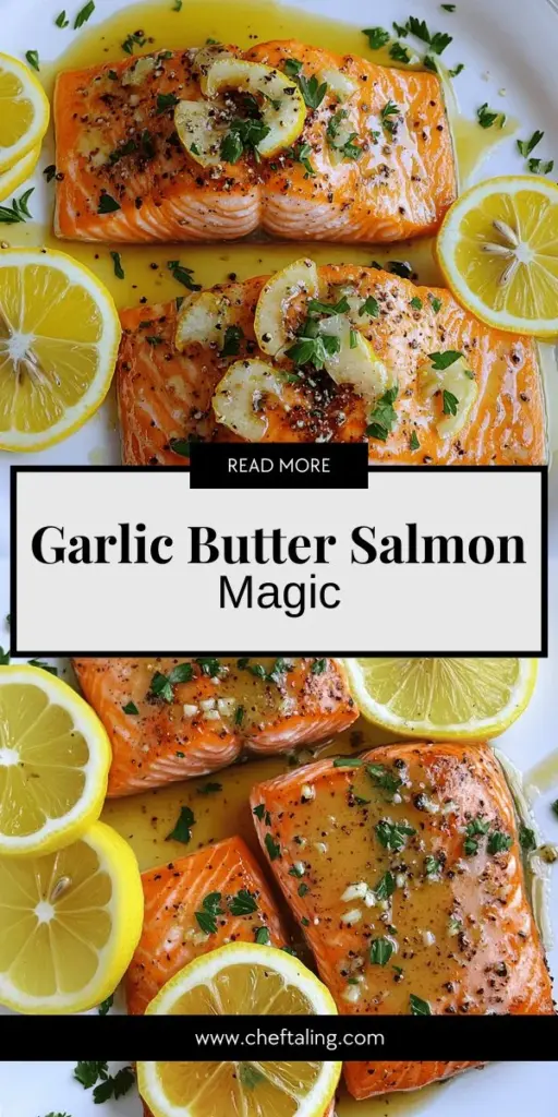 Indulge in the rich and nutritious flavors of Sizzling Garlic Butter Baked Salmon with this easy recipe! Perfectly flaky salmon is paired with a delightful garlic butter sauce, making it a must-try for seafood lovers. Packed with protein and omega-3s, this dish offers amazing health benefits while being quick to prepare. Click through to discover step-by-step instructions and tips for serving this delectable meal that will impress your family and friends!