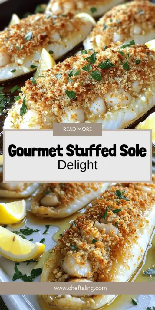 Indulge in the exquisite flavors of Stuffed Sole with Scallops and Crabmeat, a perfect dish for special occasions or a cozy family dinner. This gourmet recipe features tender sole filled with a luxurious seafood stuffing that will impress your guests and satisfy your taste buds. Experience the delightful blend of scallops and crabmeat, complemented by creamy ingredients. Click to explore this light and flavorful recipe and elevate your cooking game!