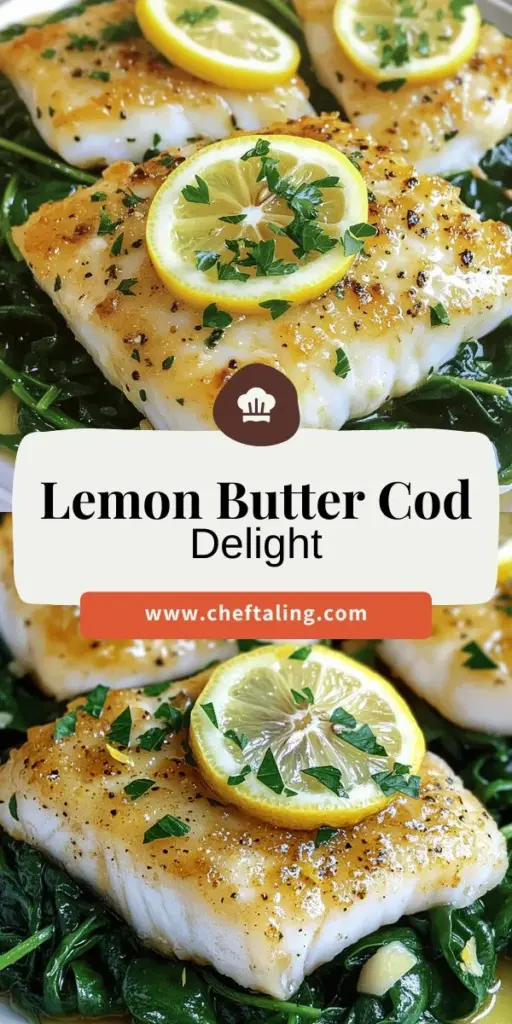 Discover the fresh flavors of Lemon Butter Sautéed Cod with this simple recipe that’s perfect for any occasion! This dish features tender cod fillets cooked in a rich, zesty butter sauce that enhances the fish's natural taste. Whether you're a novice or an experienced cook, this delightful meal is quick and easy to prepare. Click through to explore the full recipe and elevate your next dinner with this mouthwatering dish!