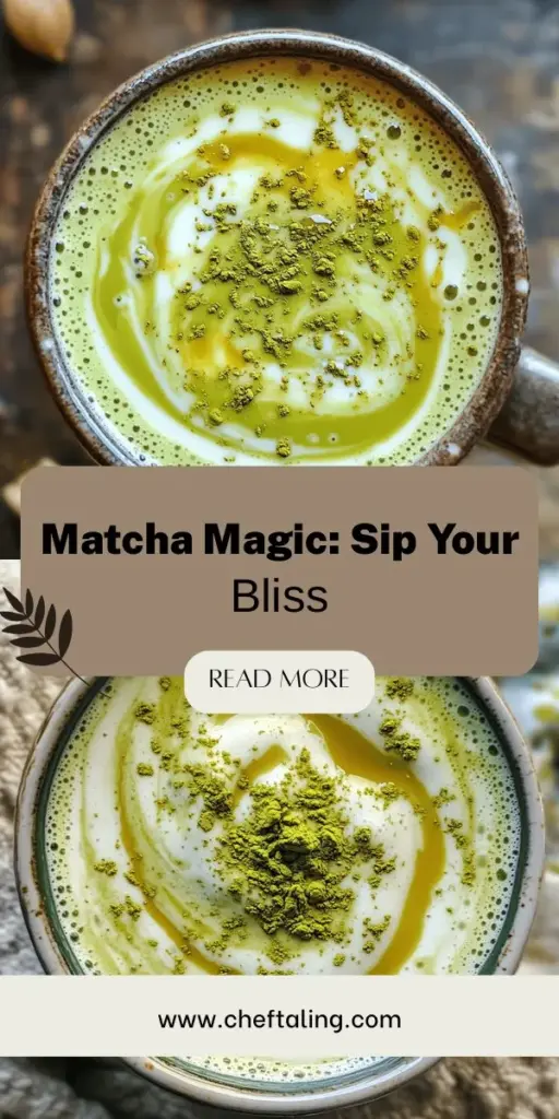 Discover the art of crafting the perfect cup of Authentic Matcha Green Tea Bliss! This comprehensive guide takes you through simple steps to create a delicious matcha drink that not only tastes amazing but also offers incredible health benefits. From selecting high-quality matcha powder to customizing with milk and sweeteners, you'll learn how to make matcha an enjoyable part of your day. Click through to explore the recipe and elevate your tea experience today!