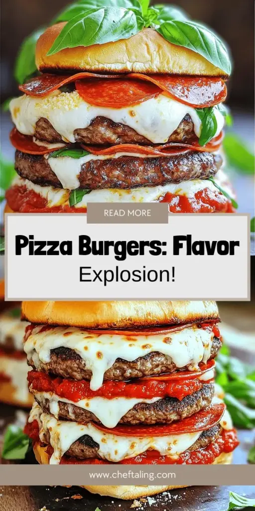 Craving a juicy burger and cheesy pizza at the same time? Discover the ultimate mashup with pizza burgers! This delicious recipe combines a flavorful patty with your favorite pizza toppings for a fun twist on classic dishes. Perfect for family dinners or casual get-togethers, pizza burgers are easily customizable to suit everyone's taste. Click through to explore mouthwatering recipes and take your dinner to a whole new level!