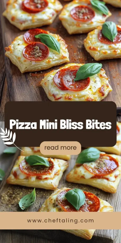 Looking for a crowd-pleasing snack? Try making Bite-Sized Pepperoni Pizza Minis! These delicious treats are ideal for parties, game days, or simply as an after-school snack. With easy preparation and customizable toppings, everyone can enjoy their favorite flavor. Discover the simple recipe and step-by-step instructions to whip up these perfect mini pizzas that are sure to impress friends and family. Click through to explore the tasty details!