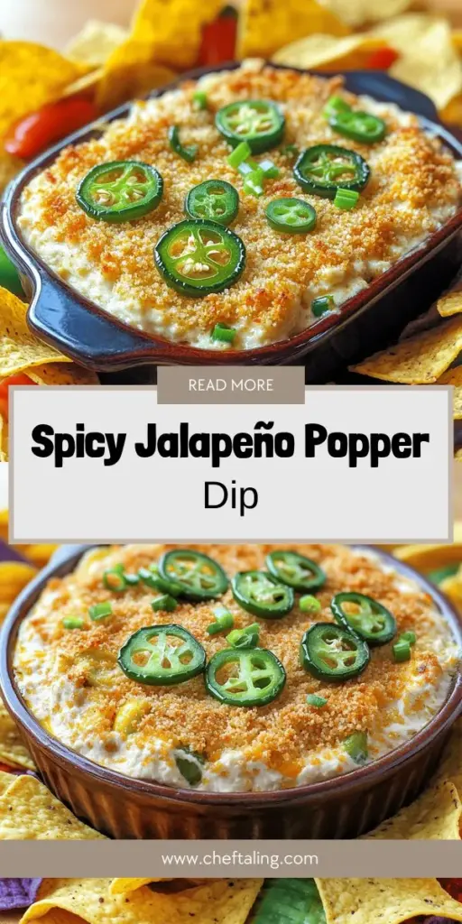 Indulge in the ultimate appetizer with this jalapeño popper dip recipe that's sure to be a hit at your next gathering! Combining creamy cheeses with zesty jalapeños, this dish is a perfect blend of flavor and texture—gooey, spicy, and topped with a crunchy breadcrumb layer. Easy to prepare and endlessly customizable, it's ideal for parties or cozy nights in. Click through to discover how to make this delicious dip and impress your guests!