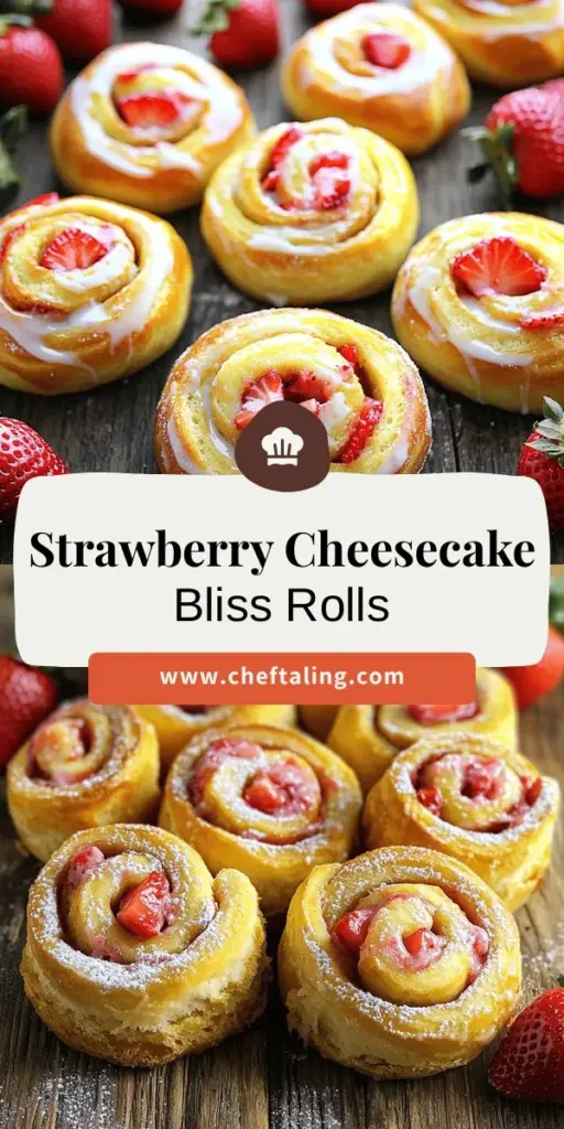 Indulge in the delightful flavors of Strawberry Cheesecake Sweet Rolls that are perfect for any occasion! This easy-to-follow recipe combines fluffy rolls with a creamy strawberry filling for a treat that will impress your family and friends. Enjoy them warm for the ultimate experience! Ready to elevate your dessert game? Click through to explore this delicious recipe and create your own batch of heavenly sweet rolls today!