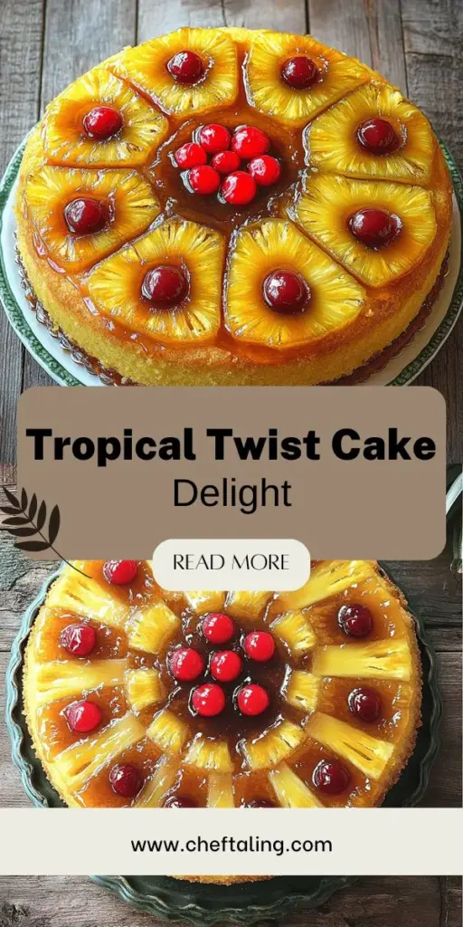 Indulge in the tropical flavors of a Tropical Delight Pineapple Upside Down Cake! This stunning dessert combines fresh pineapple, maraschino cherries, and a buttery cake topped with a caramelized layer that will impress your friends and family. Perfect for any occasion, this cake is easy to make and visually captivating. Click to explore our step-by-step recipe and turn your baking skills into a delicious masterpiece!