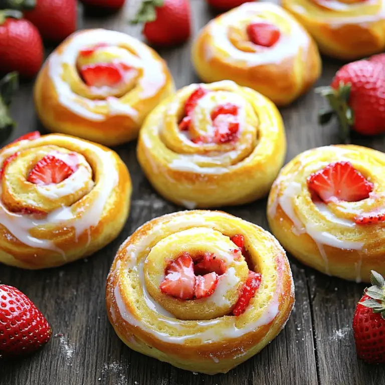 Imagine biting into a warm, fluffy roll filled with the delightful flavors of fresh strawberries and creamy cheesecake. The Strawberry Cheesecake Sweet Rolls are a perfect blend of sweet and tangy, making them an irresistible treat for any occasion. Whether you're celebrating a special moment or simply seeking a comforting dessert, these sweet rolls deliver an indulgent experience that satisfies both the palate and the heart.