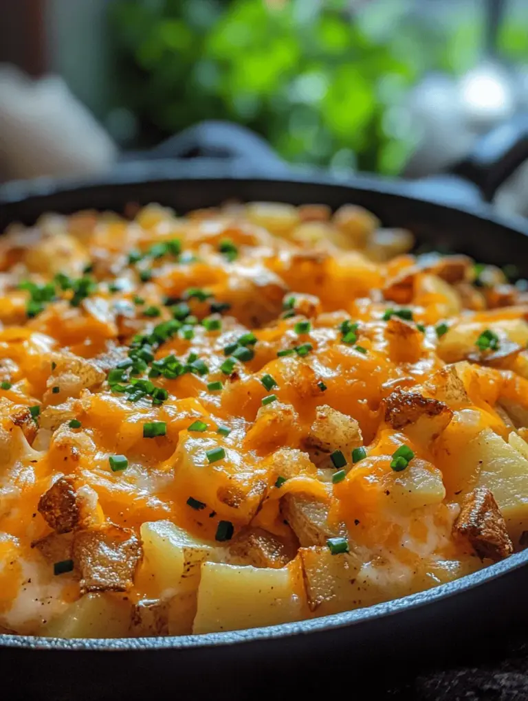 To create a truly delicious Cheesy Potato Egg Scramble, it's essential to understand each ingredient's role and how they contribute to the final dish. Let's dive into the different components that make this recipe shine.