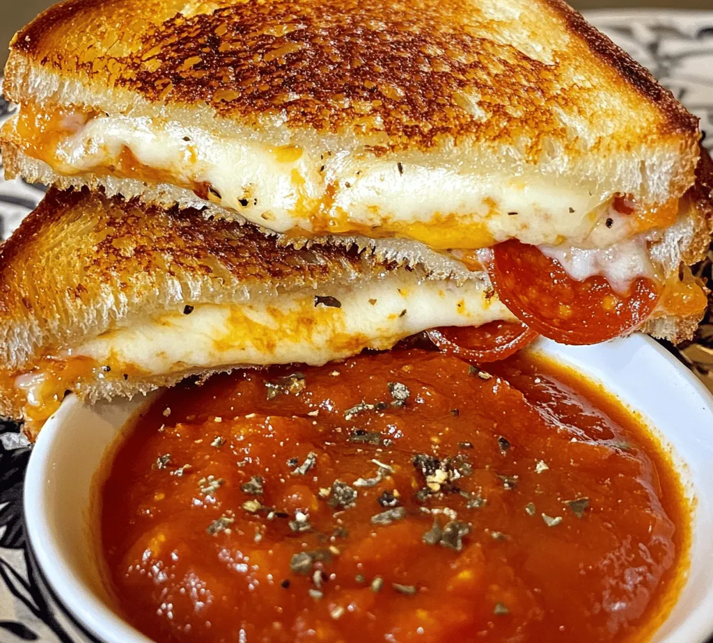 Discover the delightful fusion of two beloved comfort foods with our Pizza Grilled Cheese recipe. This mouth-watering dish combines the cheesy goodness of a classic grilled cheese sandwich with the savory flavors of pizza, making it an irresistible treat for all ages. Perfect for a quick weeknight dinner or a fun weekend snack, this recipe is simple to prepare and packed with flavors that will leave you craving more.