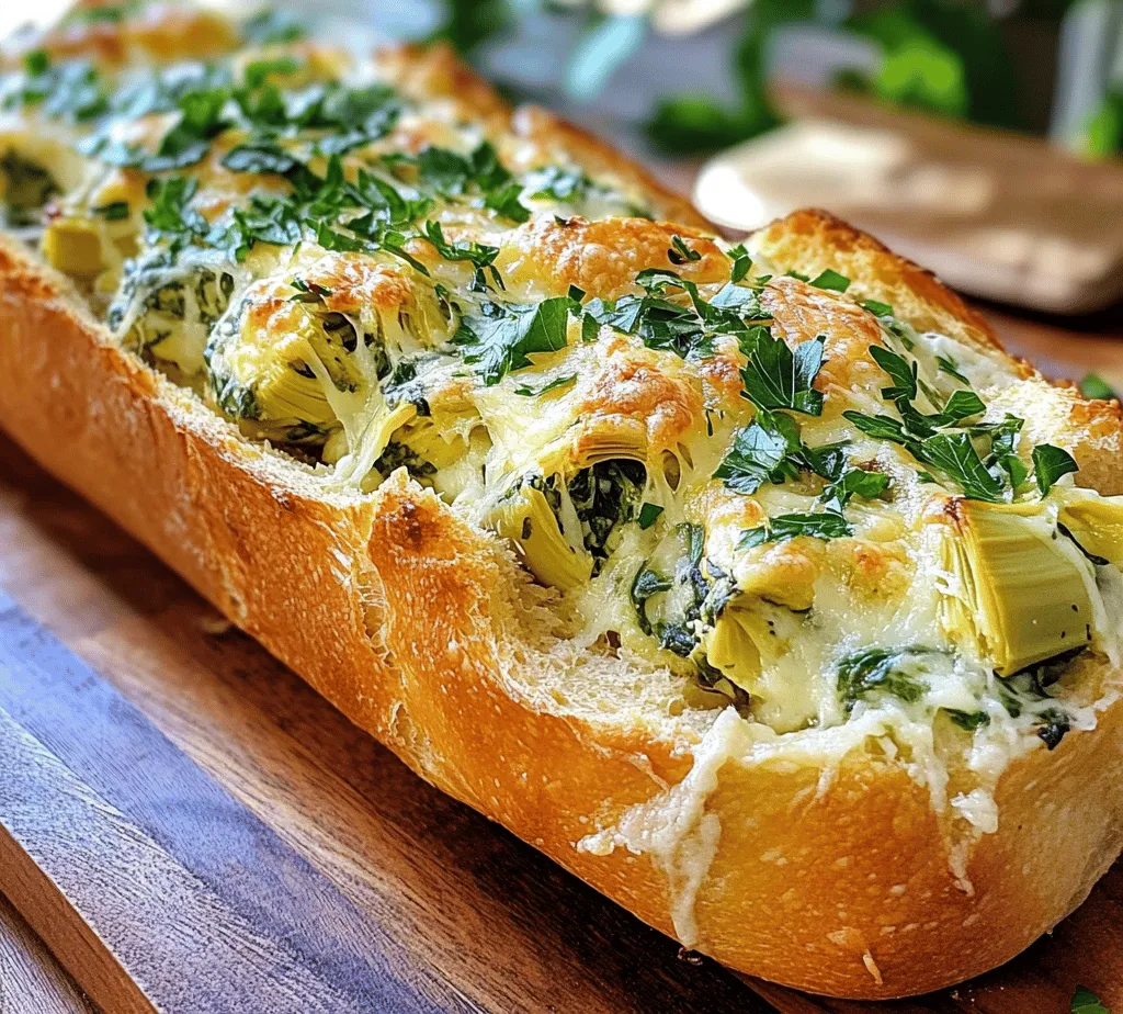 Stuffed bread has long been a beloved dish across various cuisines, celebrated for its ability to transform a simple loaf into an enticing centerpiece. From Italian focaccia to Middle Eastern manakish, the concept of filling bread with flavorful ingredients is a culinary tradition that transcends borders. One of the standout variations in this genre is the Spinach and Artichoke Stuffed Bread. This delightful dish combines the earthy taste of spinach with the tangy flavor of artichokes, all encased in a warm, crusty bread that makes it perfect for gatherings, parties, or even a cozy night in.