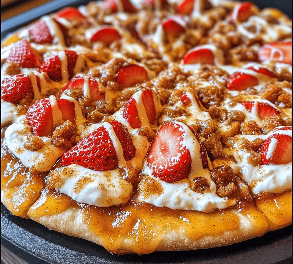 If you're ready to indulge your sweet tooth in a whole new way, look no further than the Cinnamon-Sugar Delight Pizza. This innovative dessert pizza combines the comforting flavors of cinnamon and sugar, transforming a traditional savory dish into a sweet treat that's perfect for any occasion. Whether you're hosting a casual get-together, celebrating a birthday, or simply looking for a delightful dessert after dinner, this recipe has you covered.