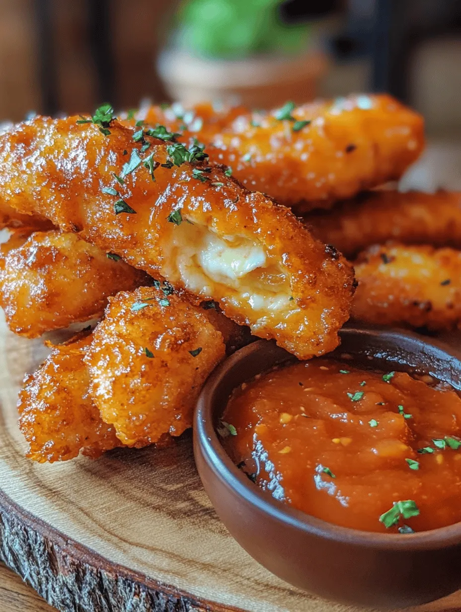 Mozzarella sticks have long held a special place in the hearts of snack lovers, especially children. Their golden, crispy exterior combined with a gooey, stretchy cheese interior makes them an irresistible treat that is perfect for any occasion—whether it's a birthday party, a family movie night, or just a casual afternoon snack. The sheer joy of pulling apart a perfectly fried mozzarella stick, watching the cheese stretch tantalizingly, is an experience that can make any child’s day brighter. Additionally, these cheesy delights are not just a beloved restaurant appetizer; they can easily be made at home, creating a fun cooking experience for both kids and parents.