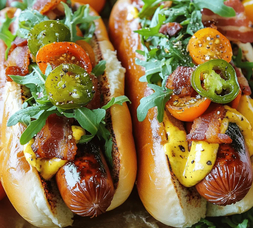 The key to crafting exceptional Gourmet BLT Hot Dogs lies in selecting high-quality ingredients that complement one another. Here’s a closer look at the essential components that will elevate your dish from ordinary to extraordinary.