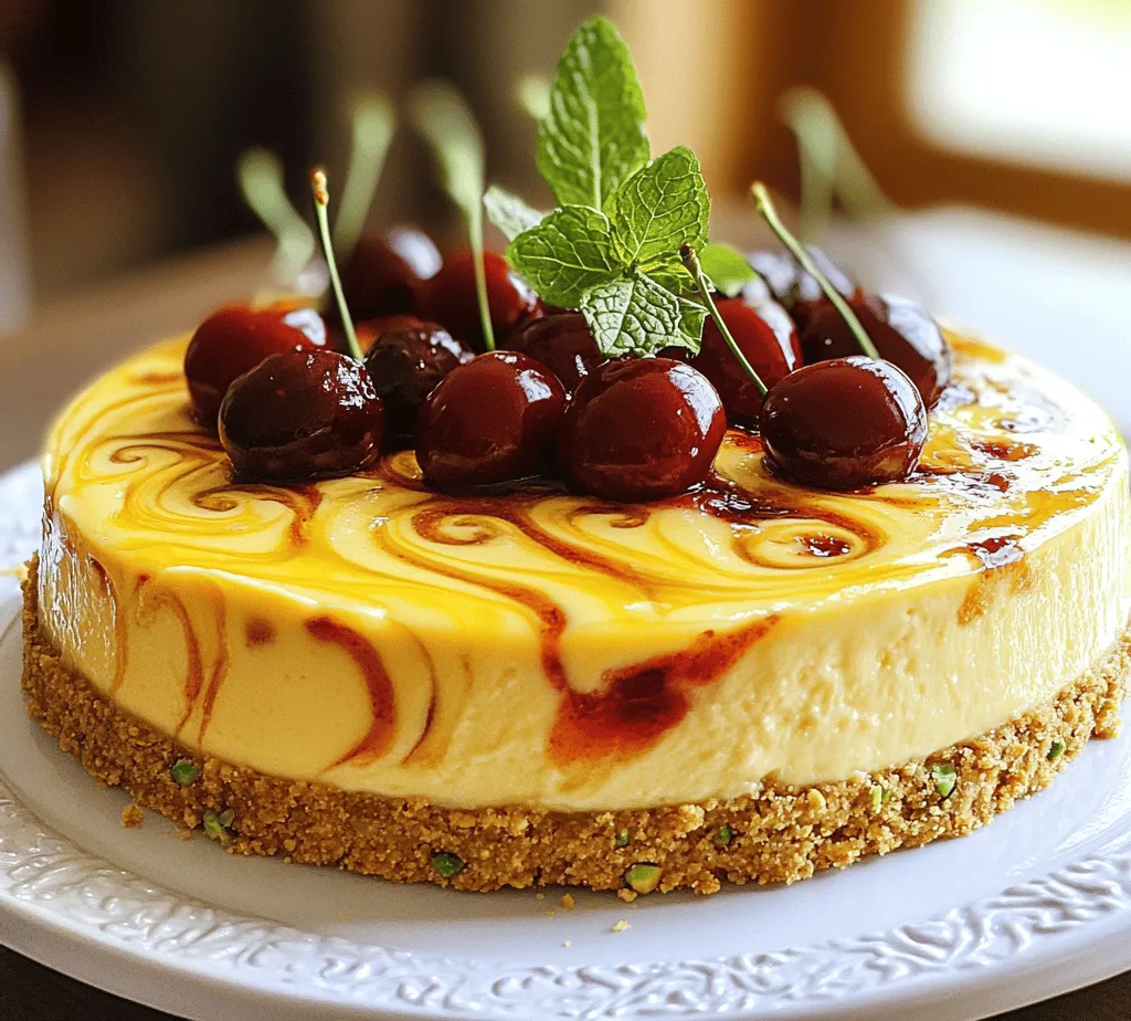 When it comes to desserts that leave a lasting impression, few can compete with the charm of a well-crafted cheesecake. The Luscious Lemon-Lime Cherry Pistachio Cheesecake is a delightful marriage of flavors that not only tantalizes the taste buds but also provides a stunning visual feast. This dessert stands out with its unique combination of creamy richness from the cheesecake, a refreshing zing from the citrus, the sweetness of cherry preserves, and the nutty crunch of pistachios. Each bite encapsulates a harmonious blend of textures and tastes, making it an ideal choice for special occasions, family gatherings, or simply as a treat for yourself.