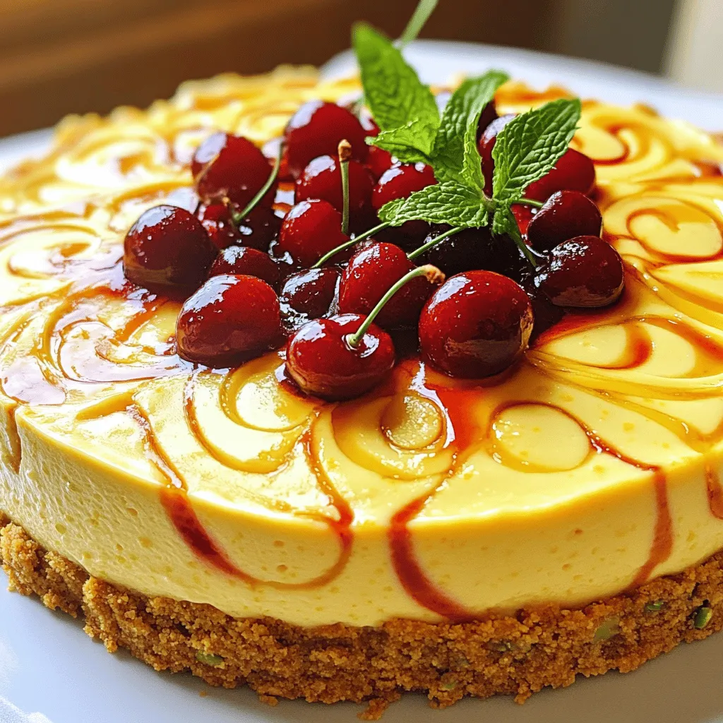 Luscious Lemon-Lime Cherry Pistachio Cheesecake Recipe