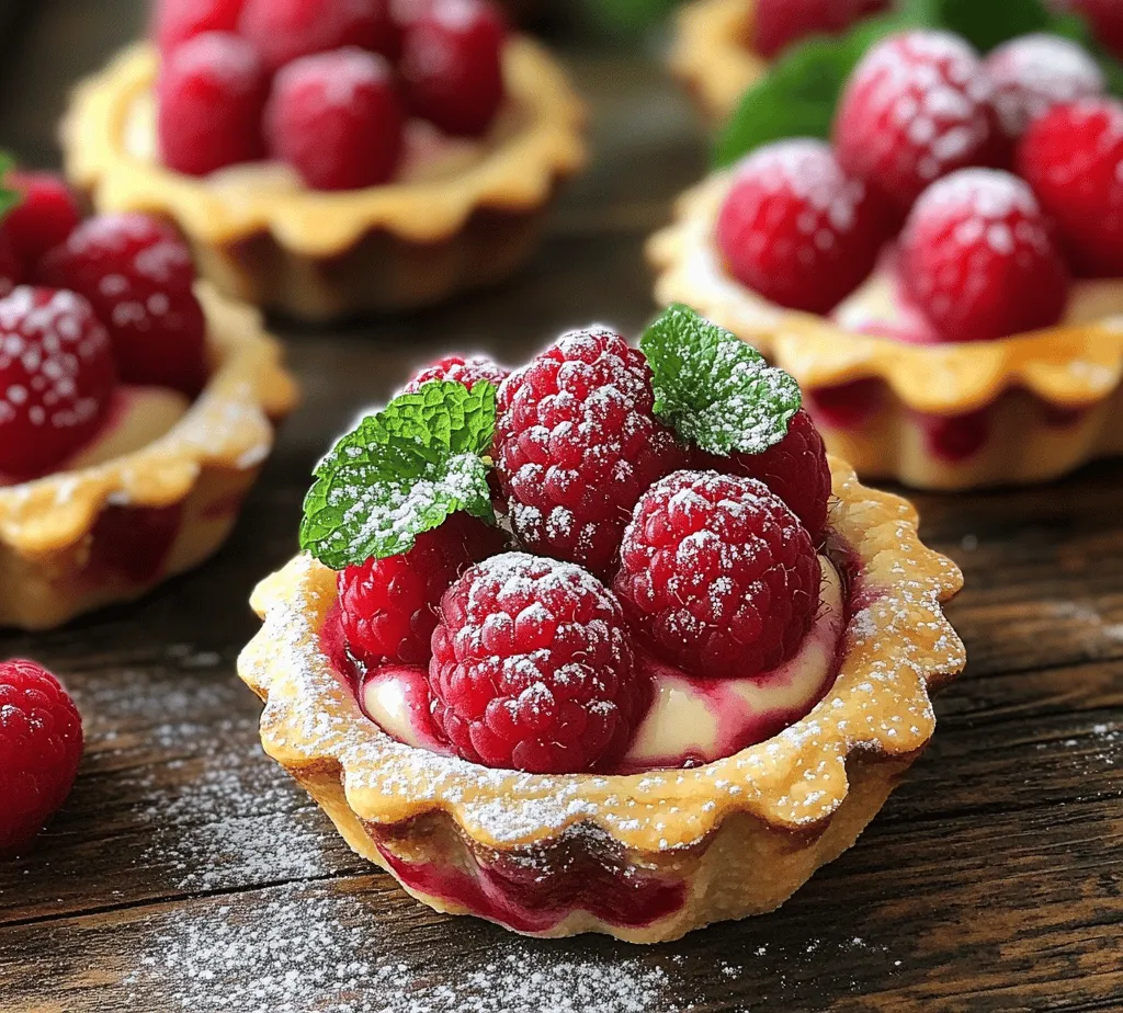 Mini tarts are an exquisite treat that perfectly blend elegance with indulgence. Their bite-sized nature makes them an appealing dessert choice for any occasion, whether you're hosting an intimate dinner party, celebrating a special event, or merely looking to satisfy a sweet tooth. The beauty of mini tarts lies not only in their delightful presentation but also in the endless possibilities for flavor combinations. Among the myriad of options, the delightful pairing of raspberries and almonds stands out, offering a harmonious balance of tartness and nuttiness that is sure to please anyone's palate.