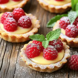 Mini tarts are an exquisite treat that perfectly blend elegance with indulgence. Their bite-sized nature makes them an appealing dessert choice for any occasion, whether you're hosting an intimate dinner party, celebrating a special event, or merely looking to satisfy a sweet tooth. The beauty of mini tarts lies not only in their delightful presentation but also in the endless possibilities for flavor combinations. Among the myriad of options, the delightful pairing of raspberries and almonds stands out, offering a harmonious balance of tartness and nuttiness that is sure to please anyone's palate.