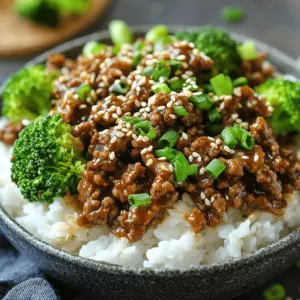 In the realm of comfort food, the Savory Korean Ground Beef Bowl stands out as a delightful fusion of flavors, textures, and colors. This dish not only embodies the rich culinary heritage of Korea but also offers a quick and easy solution for weeknight dinners. With its aromatic ingredients and satisfying components, this recipe promises a wholesome meal that can be enjoyed by the entire family. The Savory Korean Ground Beef Bowl is more than just a meal; it's an experience that brings the warmth of Korean culture into your kitchen. Whether you're a seasoned cook or a beginner, this dish is accessible and forgiving, making it perfect for anyone looking to try their hand at Korean cuisine.