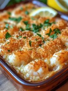 Seafood dishes have a unique charm that captivates taste buds and evokes memories of coastal dining experiences. Their versatility allows them to shine in various cuisines, from Mediterranean to Asian, making them a beloved choice for both casual meals and elegant gatherings. Among the myriad of seafood options, Garlic Shrimp Gratin stands out as a luxurious yet approachable dish. This rich, creamy, and flavorful creation is perfect for special occasions—think family gatherings, dinner parties, or even a cozy night in when you want to indulge a little.