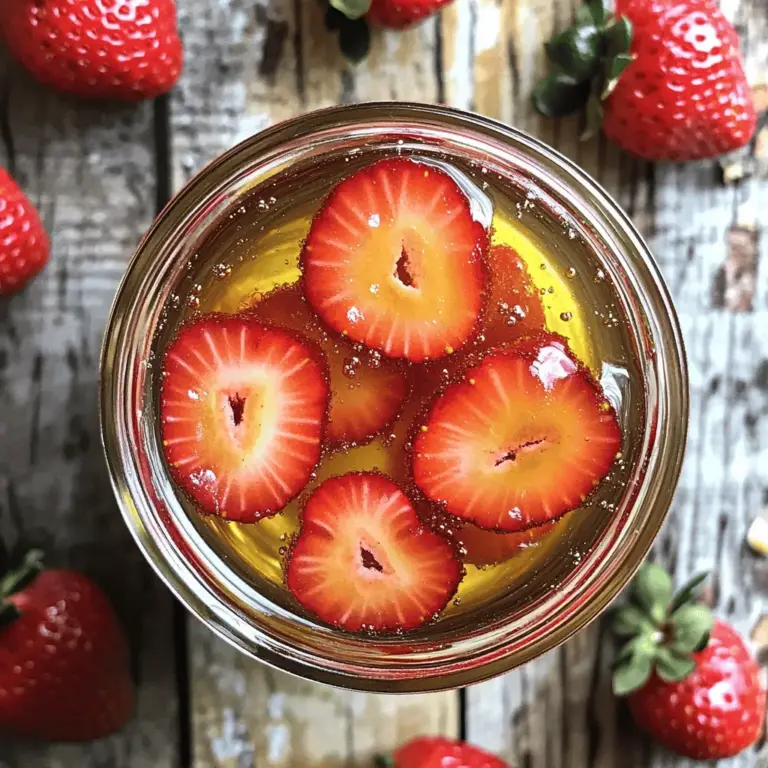 Welcome to the enchanting world of homemade strawberry syrup, where every drop embodies the essence of summer. This Sweet & Starlit Strawberry Syrup recipe is a delightful way to elevate your meals, transforming ordinary dishes into extraordinary culinary experiences. Whether you’re drizzling it over fluffy pancakes, swirling it into creamy yogurt, or using it as a luscious dessert topping, this syrup captures the vibrant flavor of fresh strawberries in every bite.