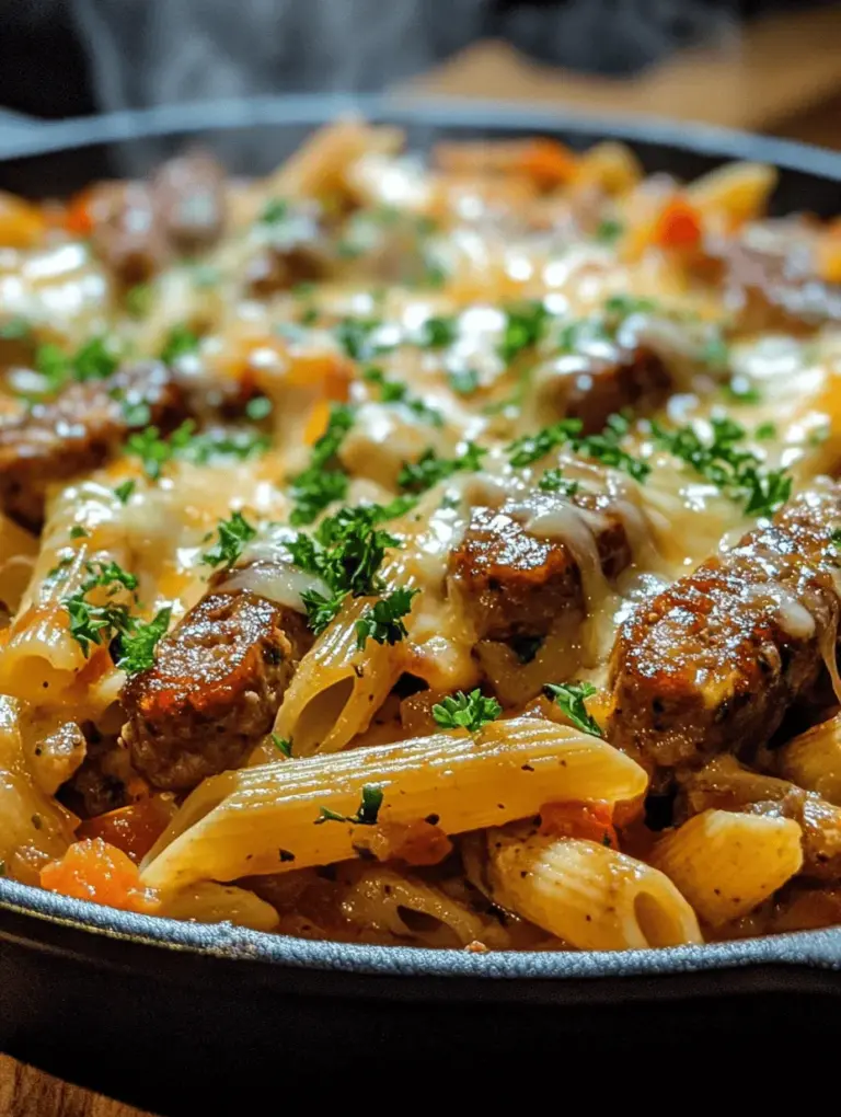 If you’re looking for a dish that embodies bold flavors and a touch of Southern charm, look no further than Zesty Cajun Sausage Pasta Delight. This mouthwatering recipe offers a delightful combination of spices, creamy sauce, and hearty sausage, all tossed with al dente penne pasta. Originating from the vibrant culinary traditions of Louisiana, Cajun cuisine captures the essence of rustic cooking with its unique blend of spices and ingredients.