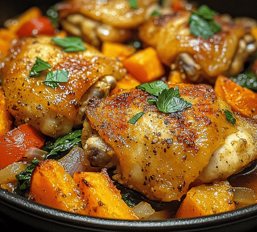 In the fast-paced world of modern cooking, one-pan meals have surged in popularity, becoming a staple for home cooks seeking both convenience and flavor. The One-Pan Chicken and Sweet Potato Skillet is a prime example of this trend, combining hearty ingredients and robust flavors into a single dish that is as nutritious as it is delicious. This recipe stands out not only for its tasty profile but also for its ease of preparation, making it an ideal choice for busy weeknights when time is of the essence.