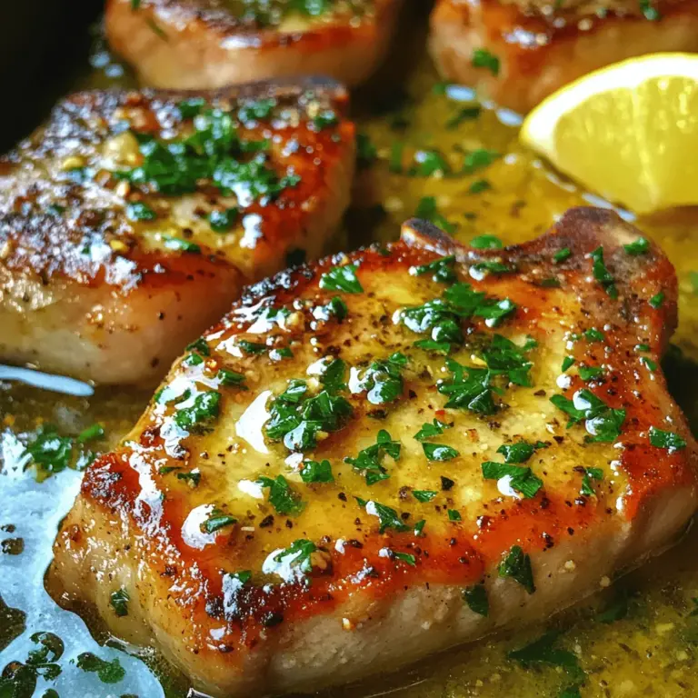 If you're looking for a meal that combines rich flavors with ease of preparation, look no further than Garlic Butter Pork Chops Delight. This dish elevates the humble pork chop into a culinary masterpiece, making it perfect for both family dinners and special occasions. The succulent pork, infused with the aromatic goodness of garlic and fresh herbs, creates a comforting experience that is sure to please even the pickiest eaters.